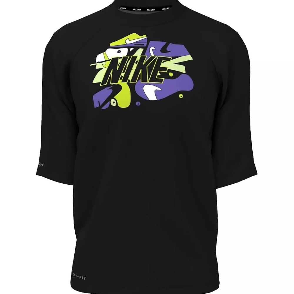 Nike Sneaker Lap Hydroguard Swim T-Shirt Size Large UPF 40+